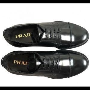 NEW Prada Cap toe Lace ups